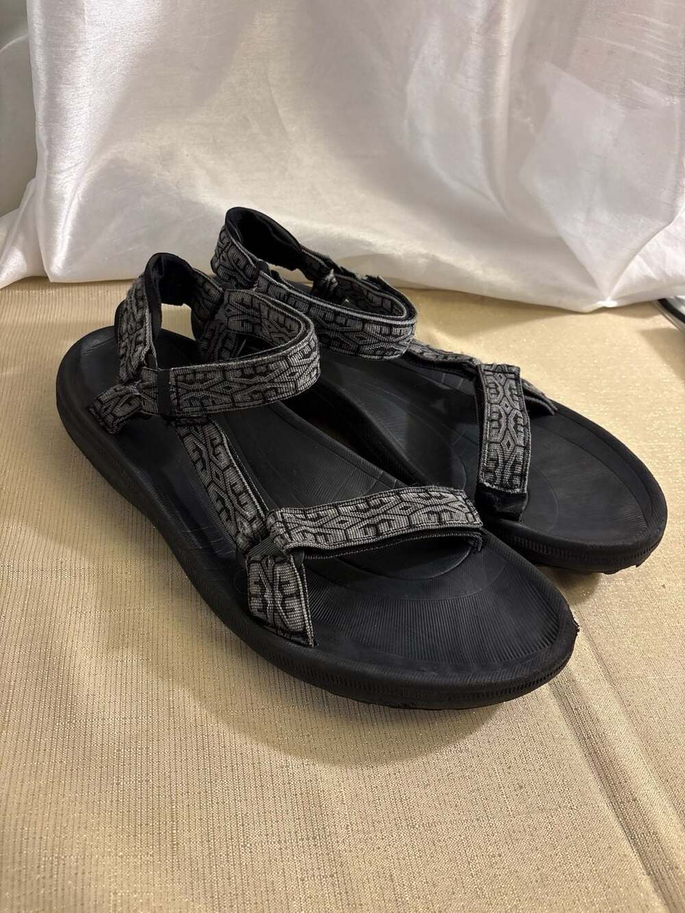 Teva Hurricane XLT2 Size 14M Black Gray Sandals